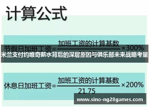 米兰支付约维奇薪水背后的深层原因与俱乐部未来战略考量